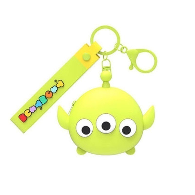 正版 迪士尼 Q版矽膠零錢包 耳機包 小錢包 收納包 零錢包 鑰匙圈 背包吊飾 COCOS WZ075-規格圖6