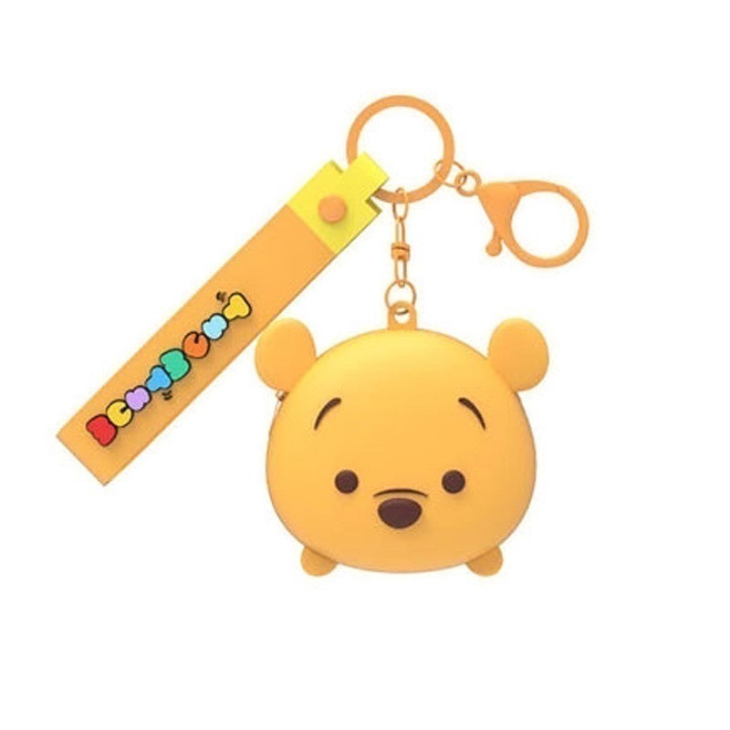 正版 迪士尼 Q版矽膠零錢包 耳機包 小錢包 收納包 零錢包 鑰匙圈 背包吊飾 COCOS WZ075-規格圖6