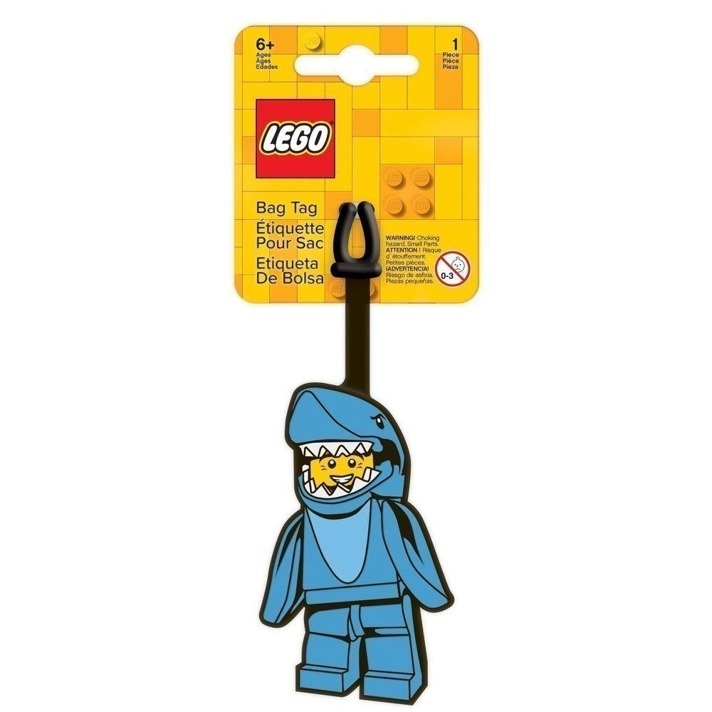 LEGO樂高 香蕉人 鯊魚人 熱狗人 仙人掌人 人偶造型 行李吊牌 背包掛飾 吊飾 COCOS LG287-規格圖8