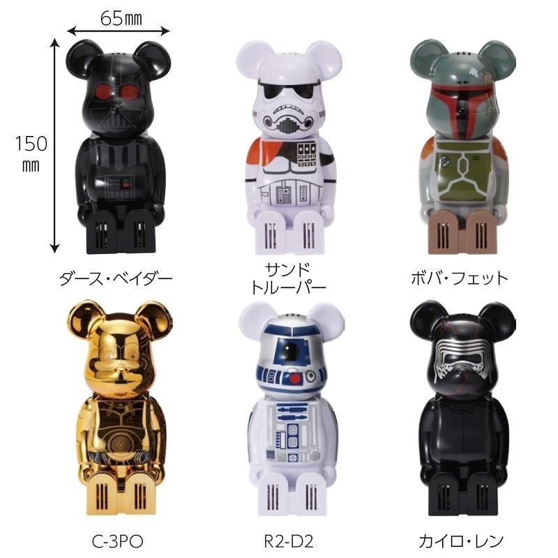 BE@RBRICK Star Wars 星際大戰系列 加護靈 庫柏力克熊 白兵 黑武士（整套6款）COCOS DG02-細節圖2