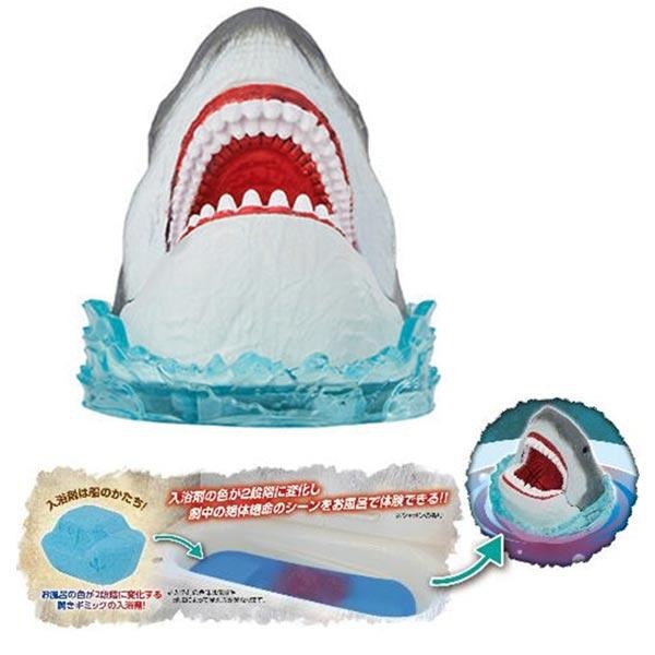 日本 BANDAI JAWS 鯊魚 大白鯊 沐浴球 泡澡球 附隨機公仔 洗澡玩具 COCOS TJ009-細節圖4