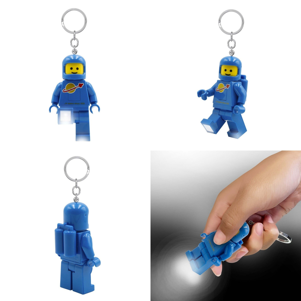 LEGO 樂高鑰匙圈 樂高經典 太空人 太空寶寶 LED 人偶造型鑰匙圈燈 吊飾 鑰匙圈 手電筒COCOS LG320-細節圖2