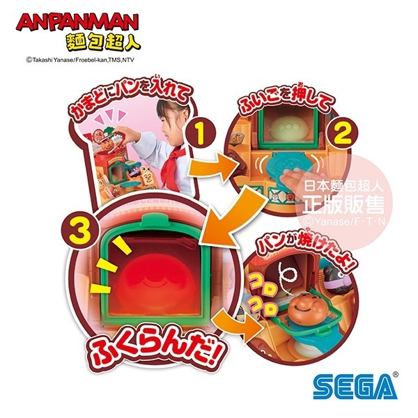 正版授權 ANPANMAN 麵包超人 NEW窯烤好味道♪果醬叔叔的現烤麵包工廠 扮家家酒玩具 COCOS AN1000-細節圖5