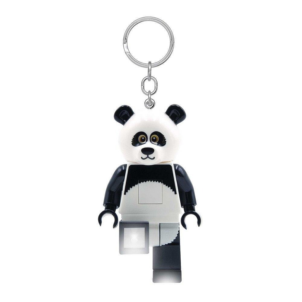 LEGO 樂高鑰匙圈 樂高貓熊人 熊貓 LED 人偶造型鑰匙圈燈 吊飾 鑰匙圈 手電筒 COCOS LG320-細節圖2