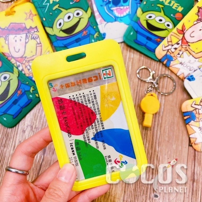 正版 迪士尼 伸縮證件票卡套 識別證套 悠遊卡套 感應卡夾 鑰匙圈 美人魚款 COCOS KA199-細節圖3