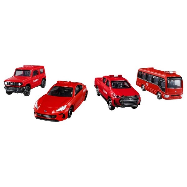 TAKARA TOMY 出動! TOMICA消防車組 消防車 消防 多美車 小車 盒裝 COCOS TO300-細節圖3