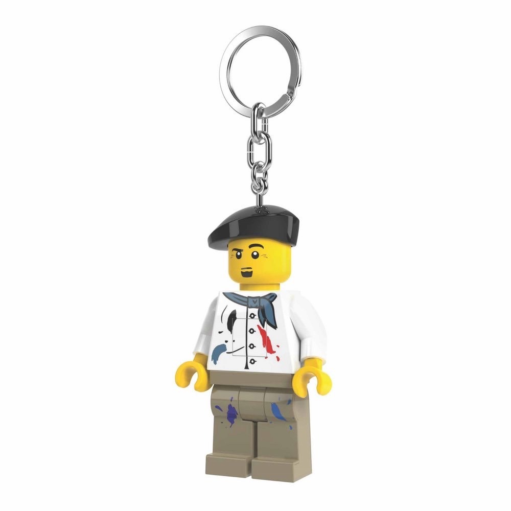 正版 LEGO 樂高藝術家鑰匙圈燈 LED燈 人偶造型鑰匙圈 手電筒 吊飾 背包吊飾 COCOS LG320-細節圖3