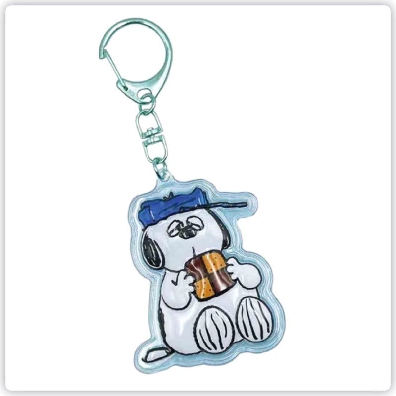日本 SNOOPY 史努比 糊塗塌客 歐拉夫 立體吊飾 包包吊飾 鑰匙圈 掛飾 吊飾 禮物 COCOS LL046-規格圖6