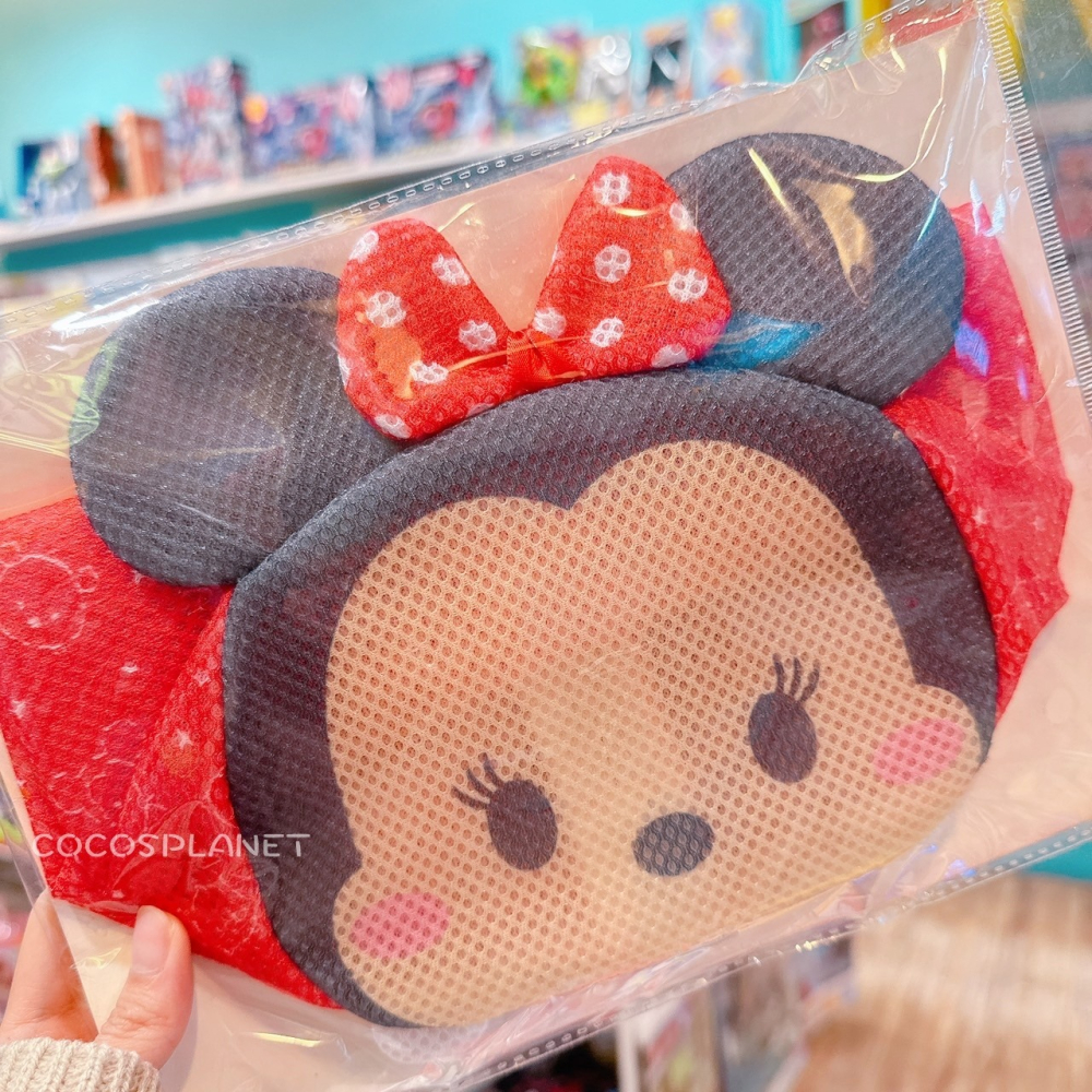 正版 迪士尼 TSUMTSUM疊疊樂 旅行收納袋+造型洗衣袋 貼身衣物洗衣袋 米妮款 COCOS SK042-細節圖2