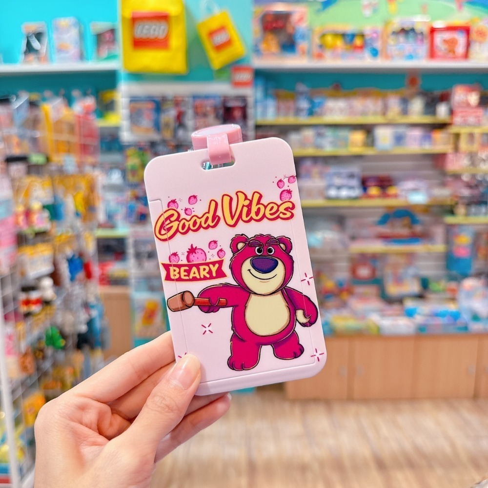 正版 新款 迪士尼 伸縮證件票卡套 識別證套 悠遊卡套 感應卡夾 鑰匙圈 COCOS KA199-規格圖5