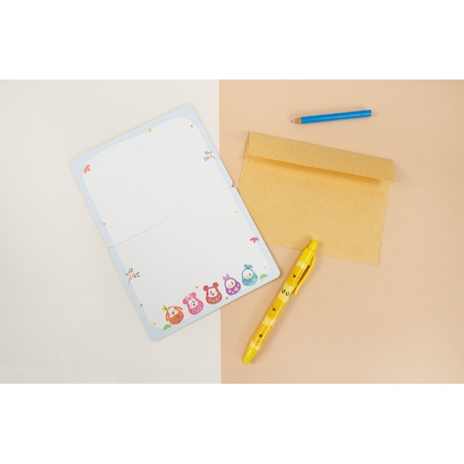 正版 迪士尼 三眼怪 維尼 奇奇蒂蒂 米奇米妮 萬用卡片 生日卡片 祝賀卡片 心意卡 禮物卡片COCOS DA030-細節圖4