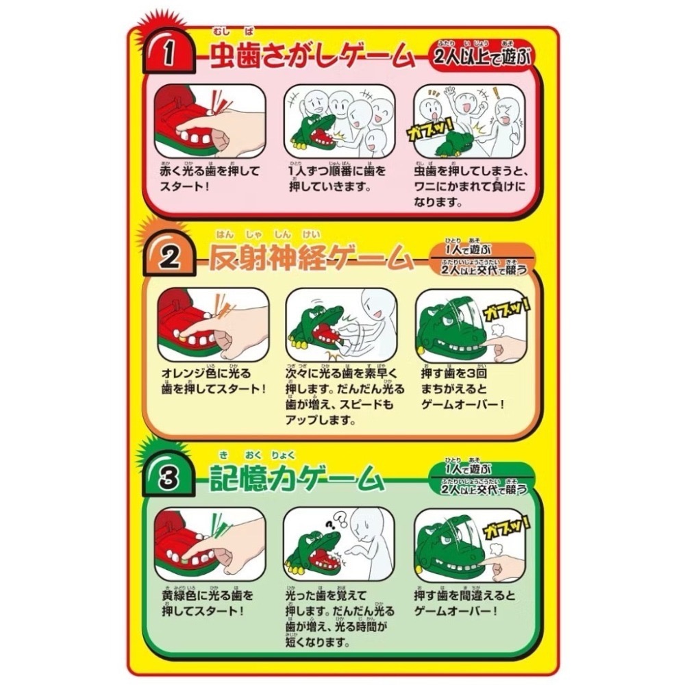 BANDAI 萬代 鱷魚牙醫 咬手鱷魚 鱷魚咬手指 益智桌遊 桌遊 玩具 聚會遊戲 交換禮物 COCOS FG680-細節圖5
