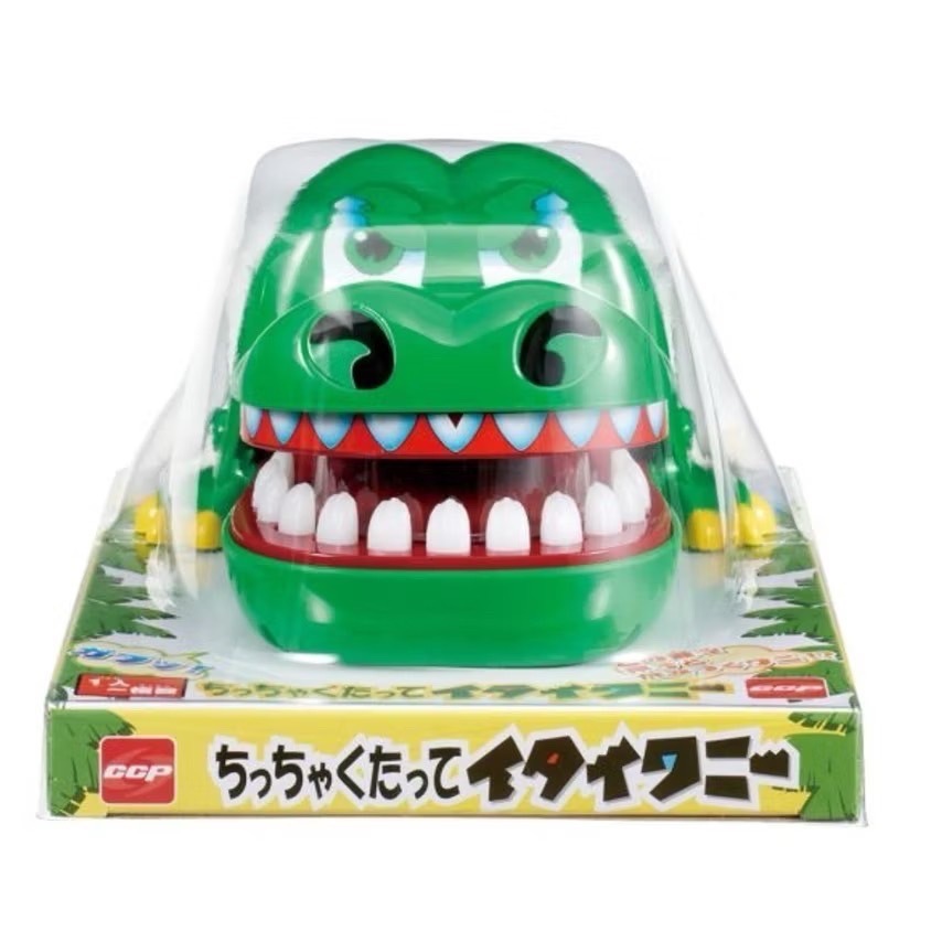 BANDAI 萬代 鱷魚牙醫 咬手鱷魚 鱷魚咬手指 益智桌遊 桌遊 玩具 聚會遊戲 交換禮物 COCOS FG680-規格圖6
