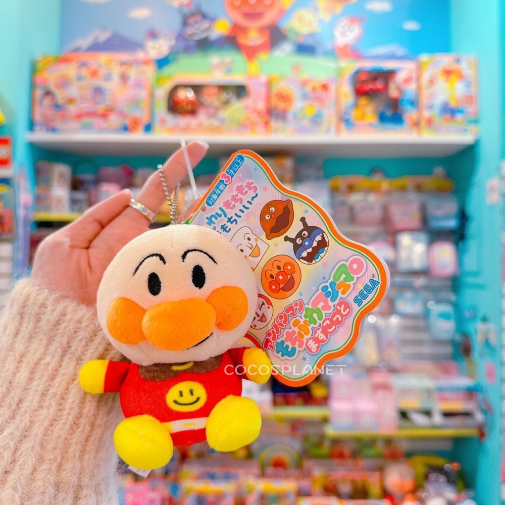 正版 ANPANMAN 麵包超人 QQ棉花糖小偶 鑰匙圈 吊飾 小玩偶 背包吊飾 掛飾 COCOS AN1000-細節圖2