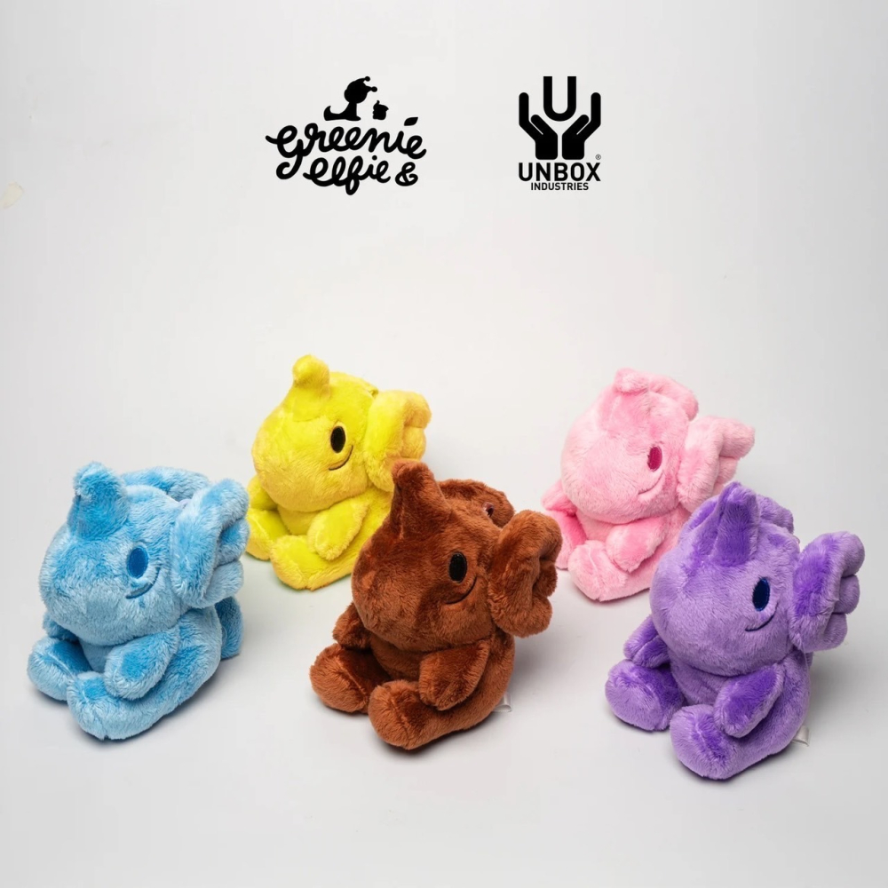 UNBOX Elfie SURPRISE PUFF 驚喜 毛絨大象 小象 毛絨玩偶 吊飾盒玩 COCOS TU00-細節圖4