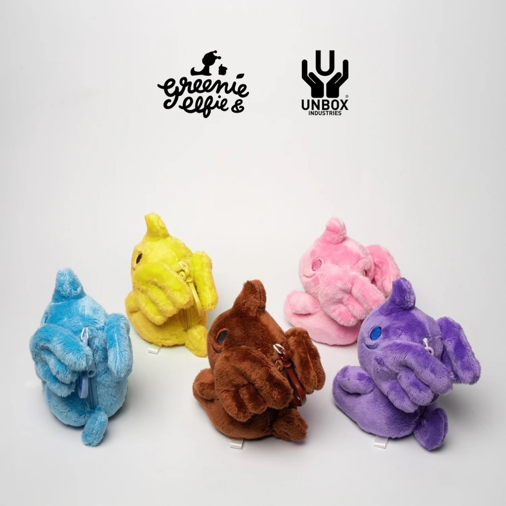 UNBOX Elfie SURPRISE PUFF 驚喜 毛絨大象 小象 毛絨玩偶 吊飾盒玩 COCOS TU00-細節圖5