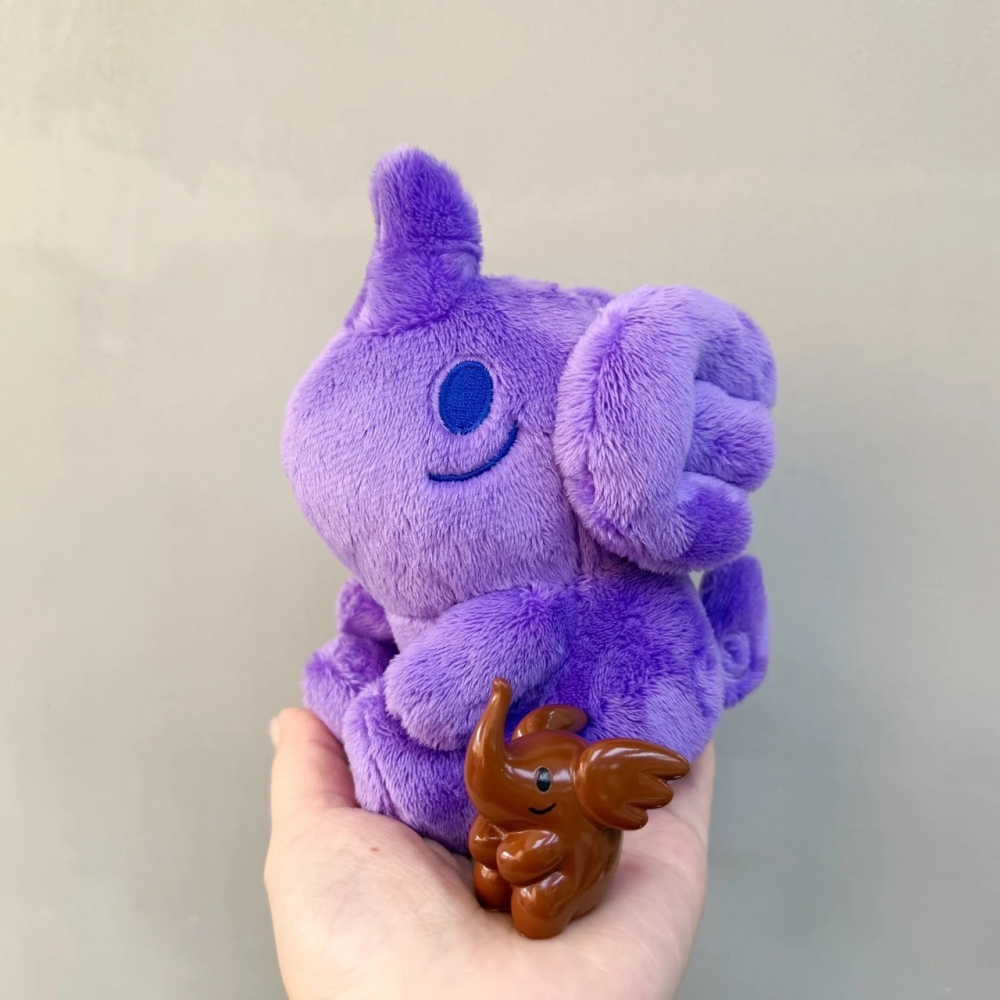 UNBOX Elfie SURPRISE PUFF 驚喜 毛絨大象 小象 毛絨玩偶 吊飾盒玩 COCOS TU00-細節圖7