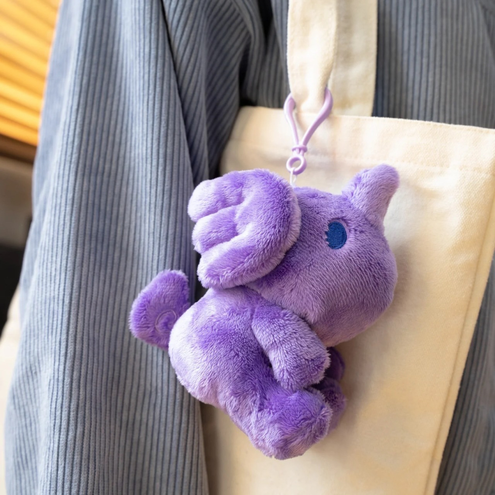 UNBOX Elfie SURPRISE PUFF 驚喜 毛絨大象 小象 毛絨玩偶 吊飾盒玩 COCOS TU00-細節圖8