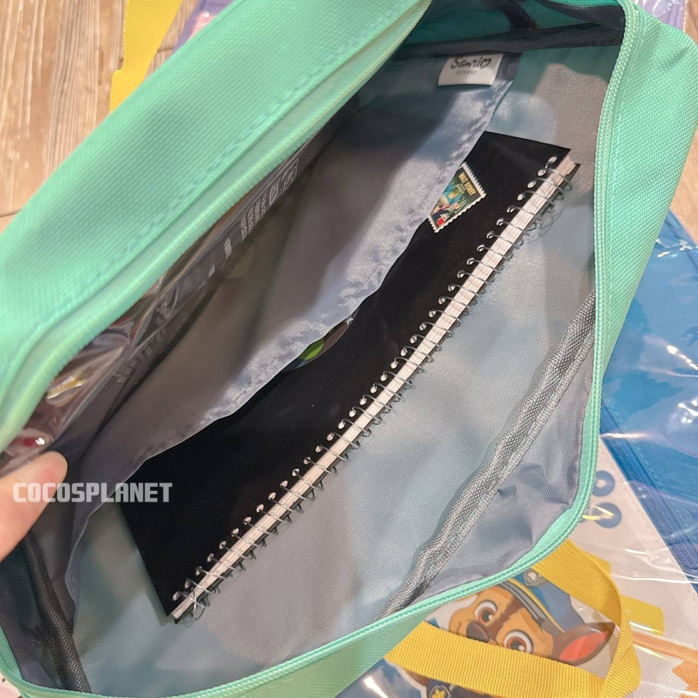 正版 三麗鷗 KT 凱蒂貓 橫式才藝袋 補習袋 A4補習袋 兒童手提袋 提袋 書袋 文件袋 COCOS DK280-細節圖5