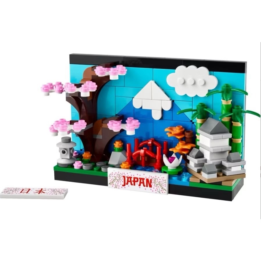 正版 LEGO 樂高 40713 日本明信片 積木 盒裝 生日禮物 交換禮物COCOS LG100-細節圖2