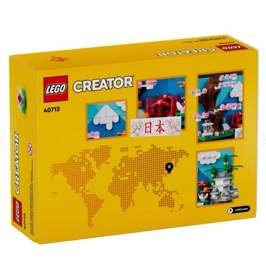 正版 LEGO 樂高 40713 日本明信片 積木 盒裝 生日禮物 交換禮物COCOS LG100-細節圖4