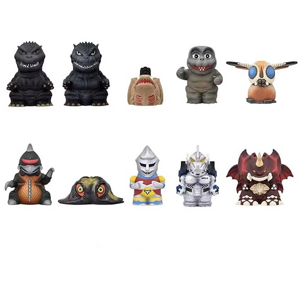 正版 Ensky 哥吉拉 第二彈 軟膠指偶公仔 玩具擺飾 盲包 盲抽 隨機出貨 無法挑款 COCOS TU003-細節圖4