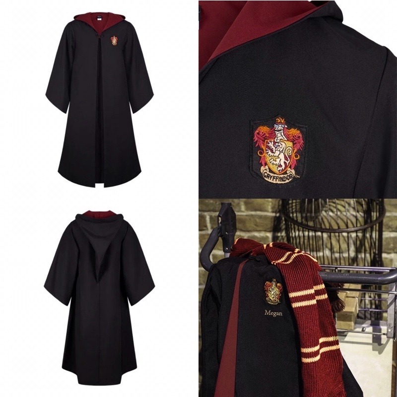 🇬🇧倫敦片場【可繡字】霍格華茲四學院巫師長袍/校服 Harry Potter 哈利波特周邊 客製化-規格圖4