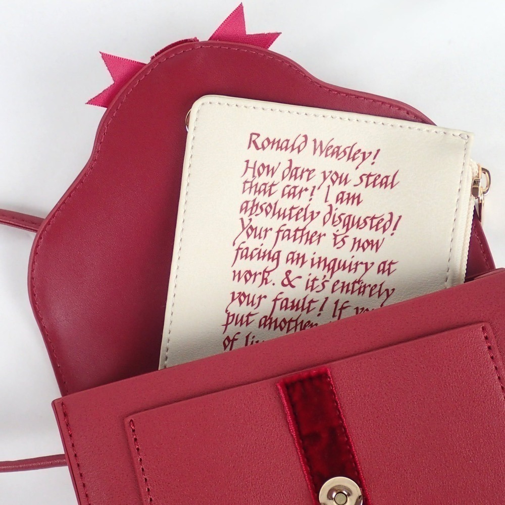 Harry Potter × Flapper 哈利波特聯名肩背包-霍格華茲入學通知書、咆哮信｜側背/斜背包/子母包-細節圖2