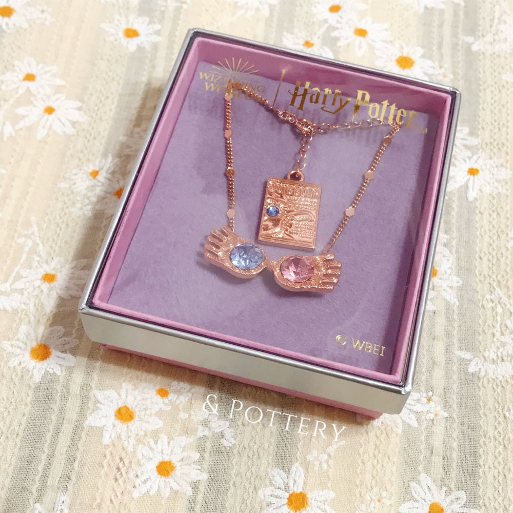 🇯🇵日本 Mahou Dokoro 露娜七彩迷幻眼鏡+謬論家吊墜項鍊 哈利波特 Harry Potter-細節圖4