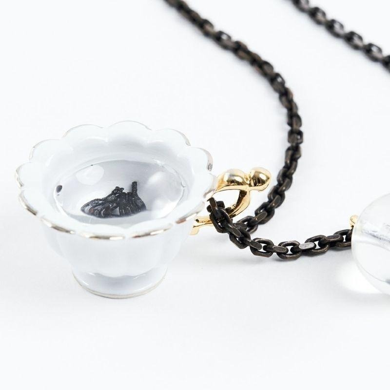 Harry Potter × Q-pot. 黑狗茶葉渣占卜項鍊 哈利波特聯名周邊-細節圖3