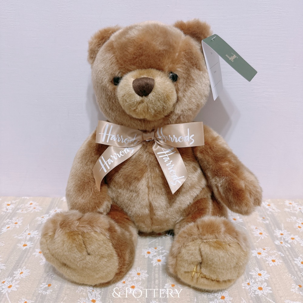 🇬🇧英國 Harrods 哈洛德泰迪熊玩偶 Margarita、Jacob、Leo 小熊 絨毛娃娃-規格圖2