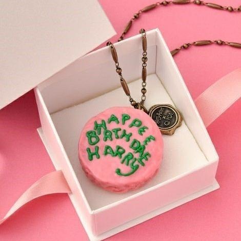 Harry Potter × Q-pot. 哈利的生日蛋糕造型項鍊、吊飾 哈利波特聯名