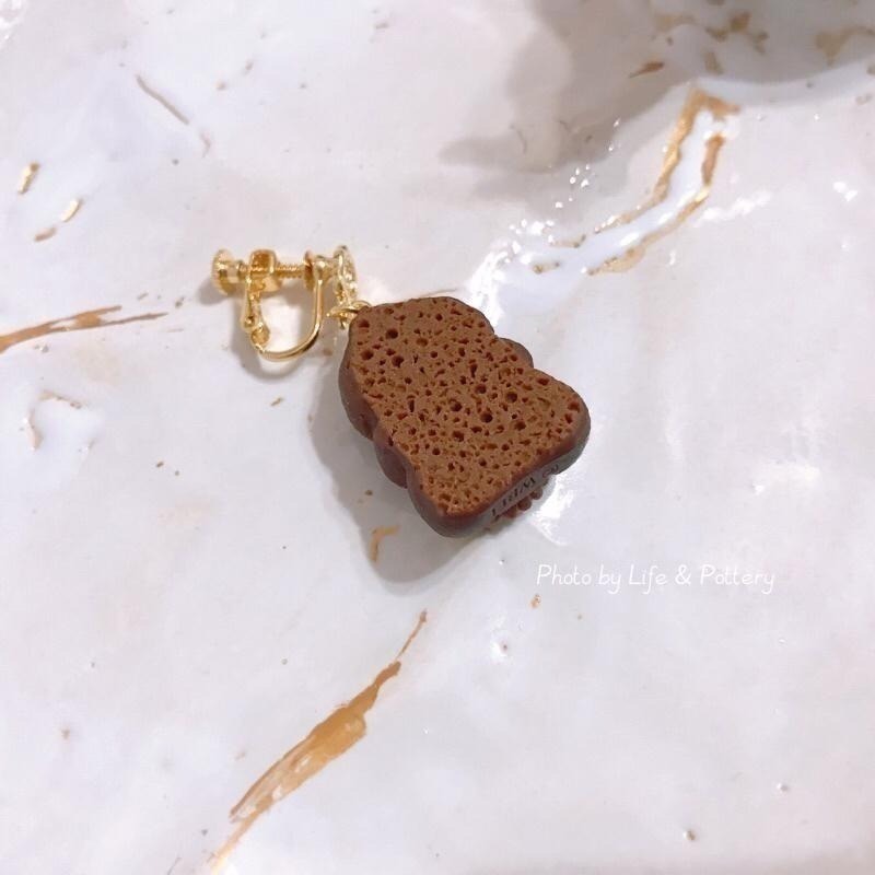 Fantastic Beasts × Q-pot. 玻璃獸寶寶餅乾造型耳環 針式、夾式 耳夾 怪獸與牠們的產地聯名-細節圖2