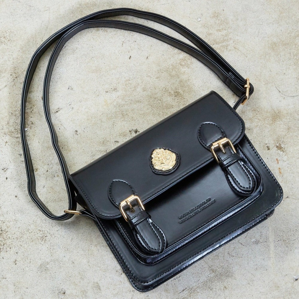 Harry Potter × Flapper 霍格華茲校徽側肩背劍橋包｜手提/側背/斜背包 哈利波特聯名周邊-細節圖7