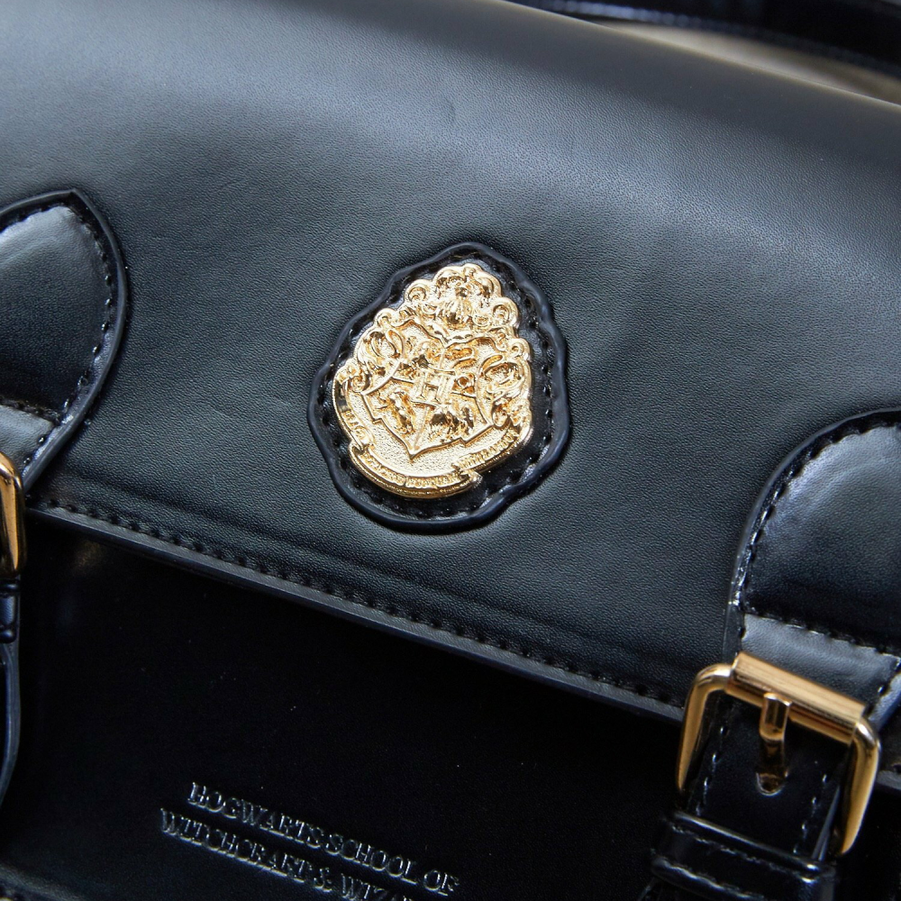 Harry Potter × Flapper 霍格華茲校徽側肩背劍橋包｜手提/側背/斜背包 哈利波特聯名周邊-細節圖9