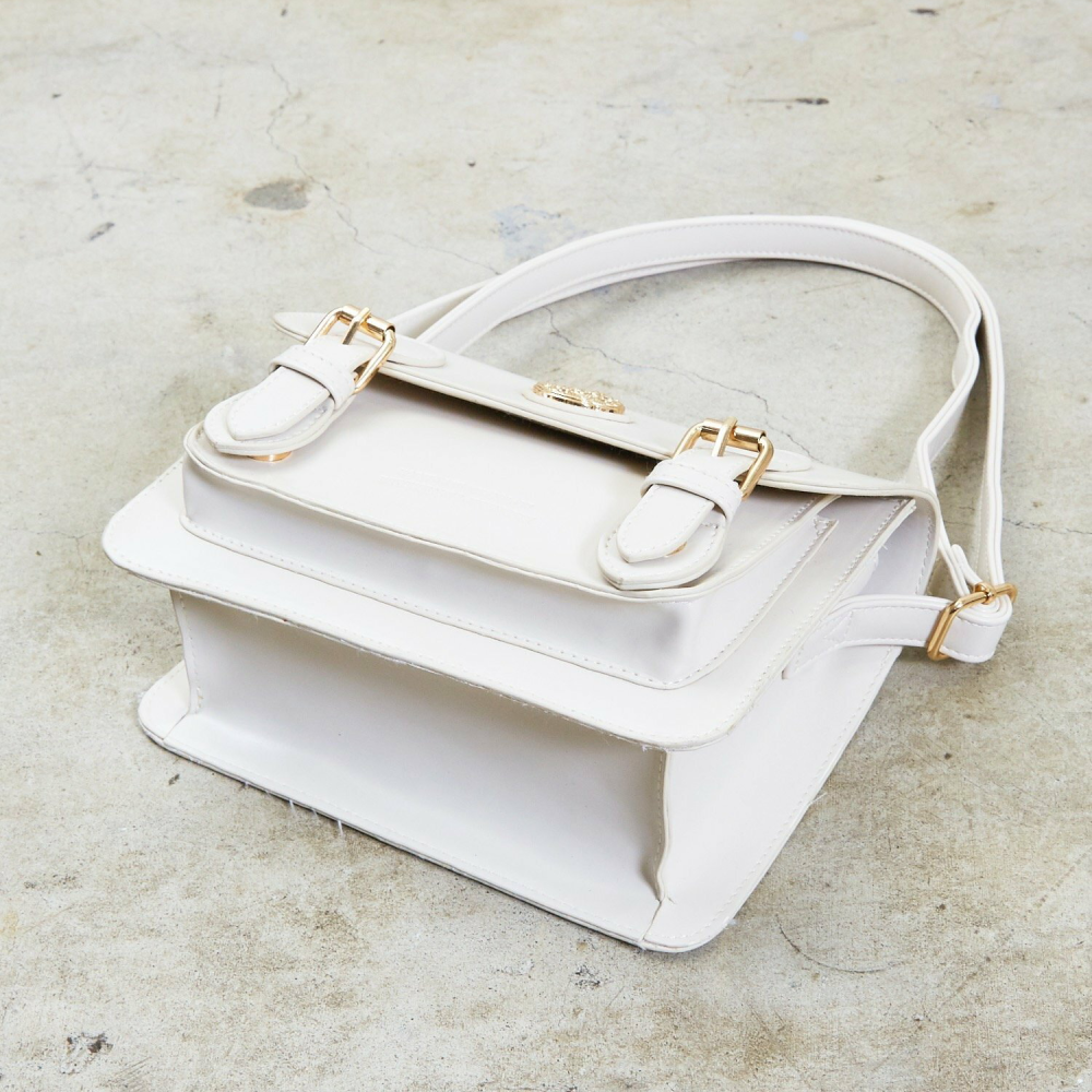 Harry Potter × Flapper 霍格華茲校徽側肩背劍橋包｜手提/側背/斜背包 哈利波特聯名周邊-細節圖11