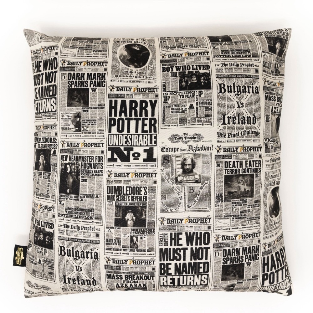 Harry Potter × MinaLima 哈利波特抱枕套 預言家日報、劫盜地圖、布萊克家族樹掛毯-規格圖5