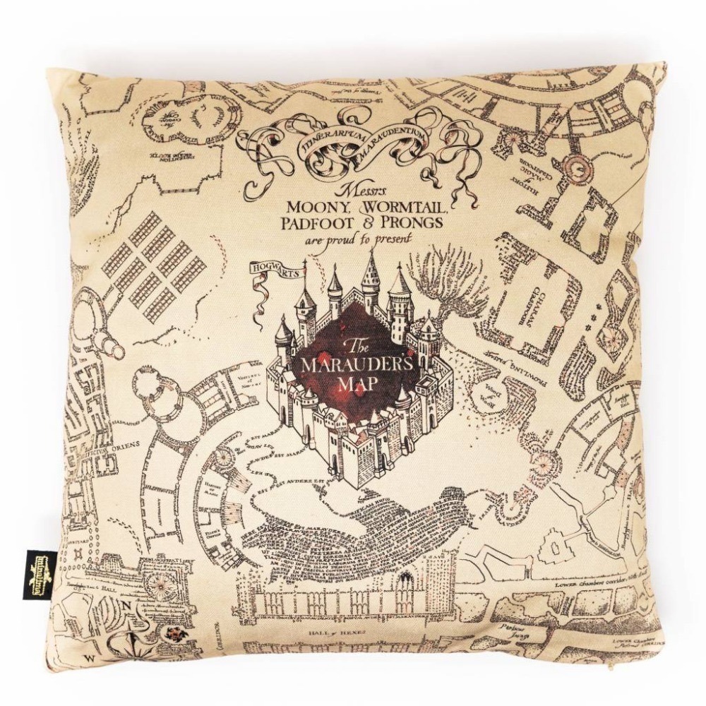 Harry Potter × MinaLima 哈利波特抱枕套 預言家日報、劫盜地圖、布萊克家族樹掛毯-規格圖5