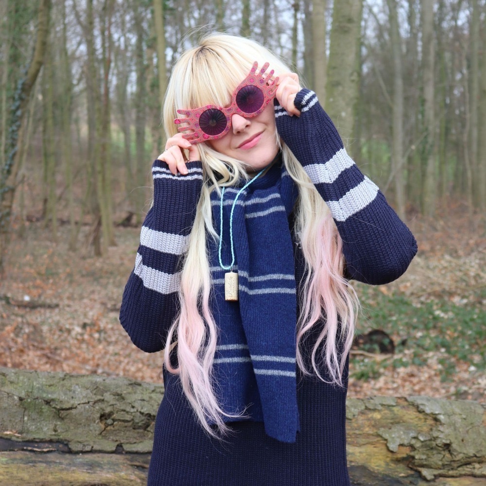 🇬🇧英國 Lochaven of Scotland 學院條紋🐑純羊毛圍巾 哈利波特周邊 霍格華茲-細節圖3