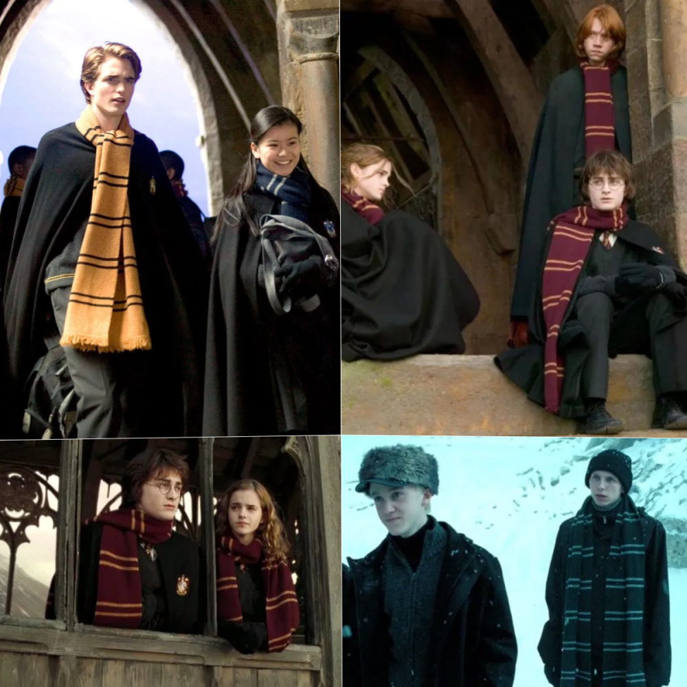 🇬🇧英國 Lochaven 學院條紋純羊毛圍巾🐑蘇格蘭製 哈利波特 Harry Potter-細節圖6