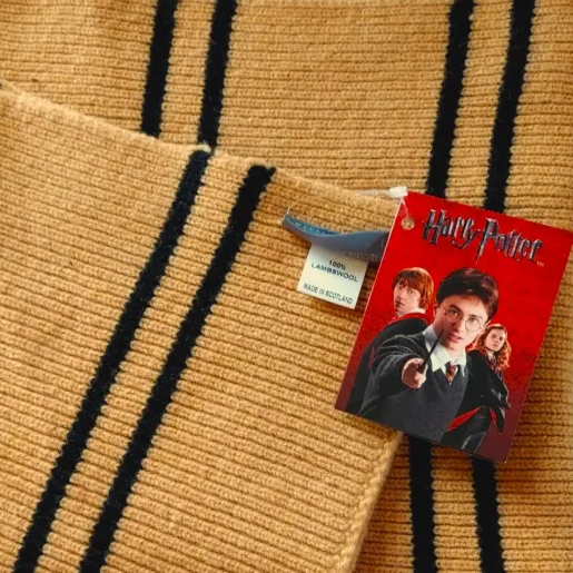 🇬🇧英國 Lochaven 學院條紋純羊毛圍巾🐑蘇格蘭製 哈利波特 Harry Potter-細節圖10