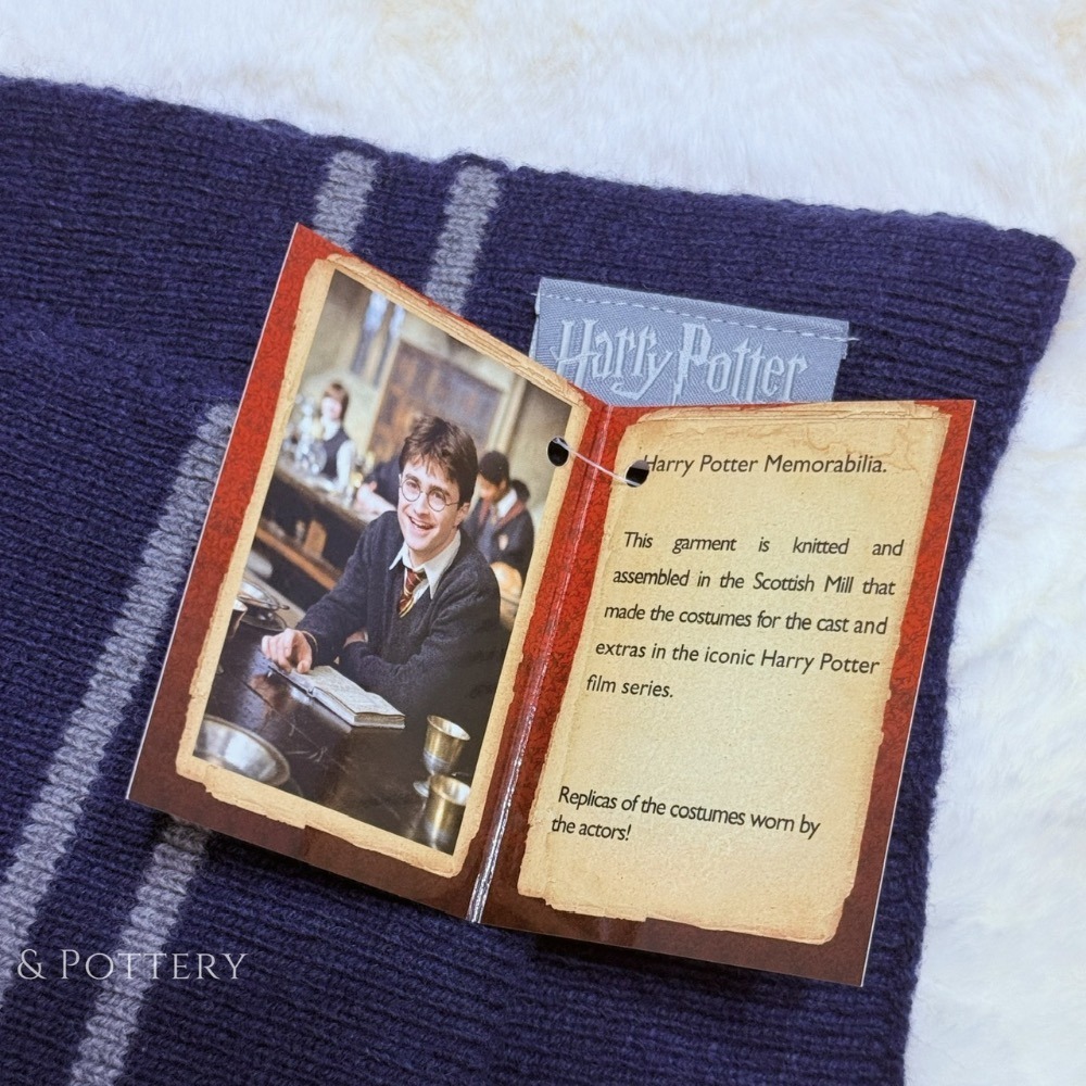 🇬🇧英國 Lochaven 學院條紋純羊毛圍巾🐑蘇格蘭製 哈利波特 Harry Potter-細節圖11