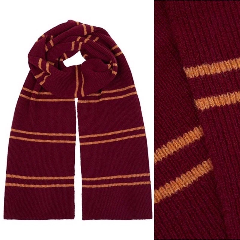 🇬🇧英國 Lochaven of Scotland 學院條紋🐑純羊毛圍巾 哈利波特周邊 霍格華茲-規格圖10