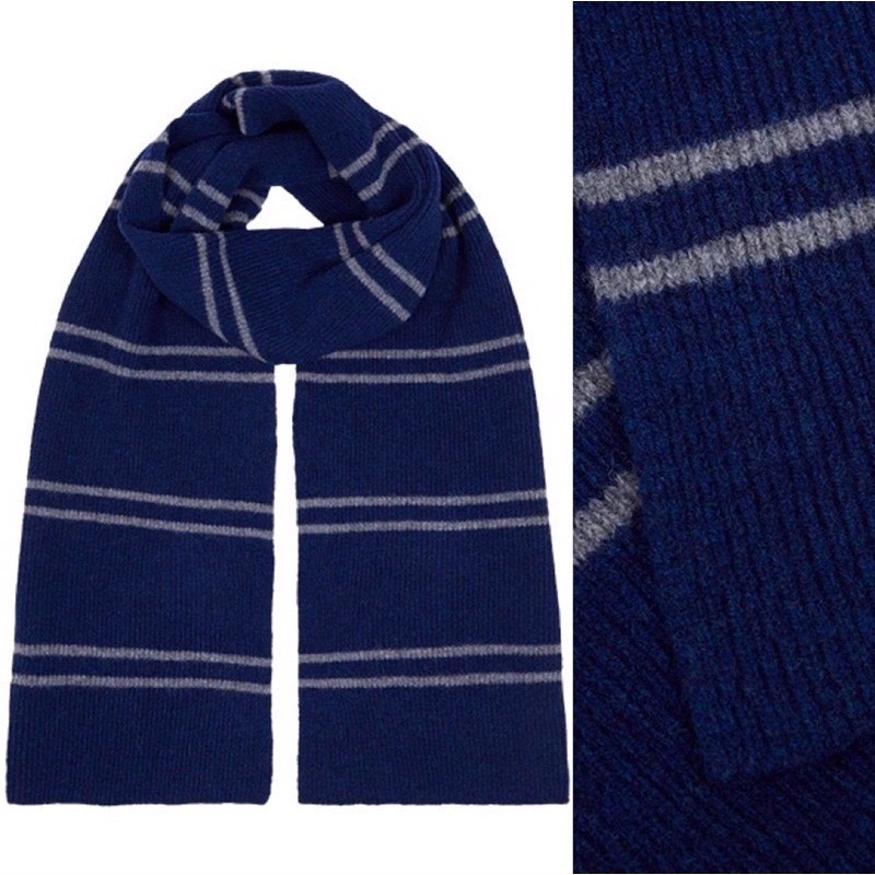 🇬🇧英國 Lochaven of Scotland 學院條紋🐑純羊毛圍巾 哈利波特周邊 霍格華茲-規格圖10