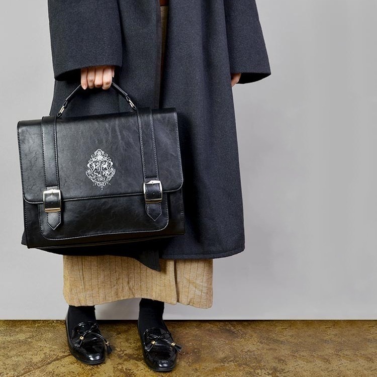 Harry Potter × Flapper 霍格華茲校徽3Way劍橋包｜手提/側背/後背包 斜背書包 哈利波特-細節圖2