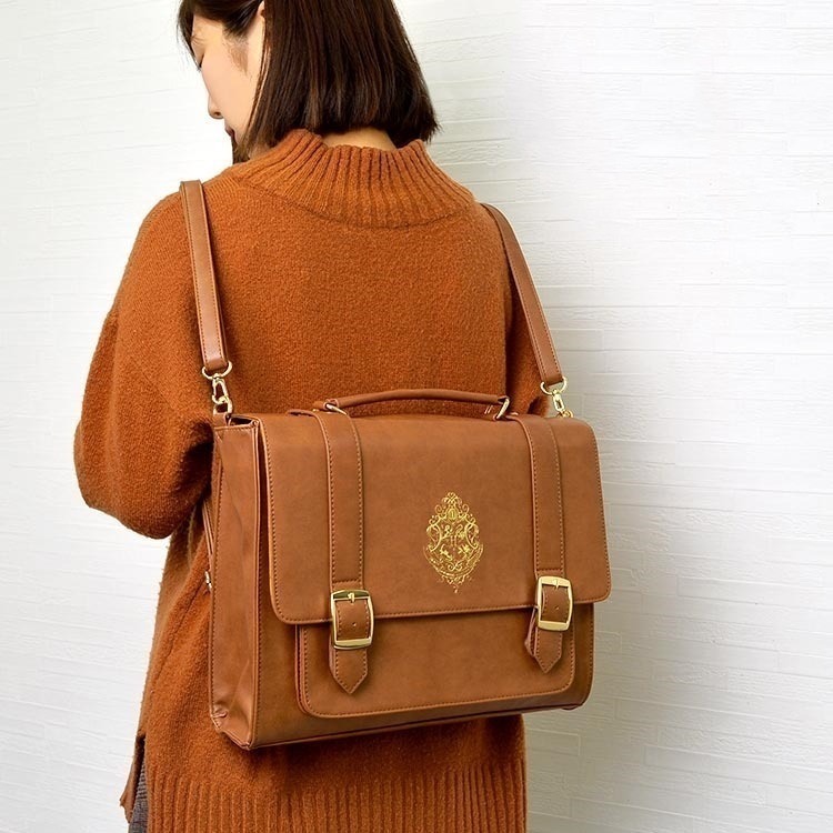 Harry Potter × Flapper 霍格華茲校徽3Way劍橋包｜手提/側背/後背包 斜背書包 哈利波特-細節圖3