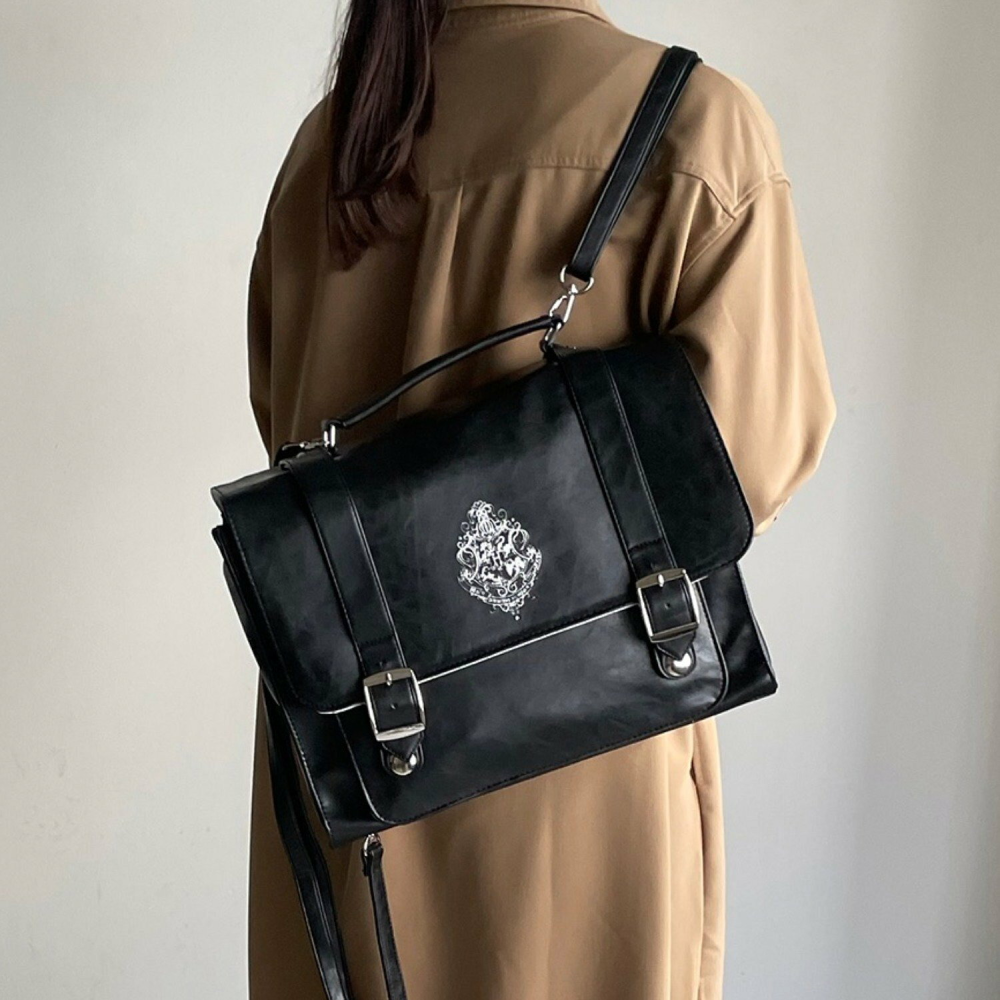 Harry Potter × Flapper 霍格華茲校徽3Way劍橋包｜手提/側背/後背包 斜背書包 哈利波特-細節圖5