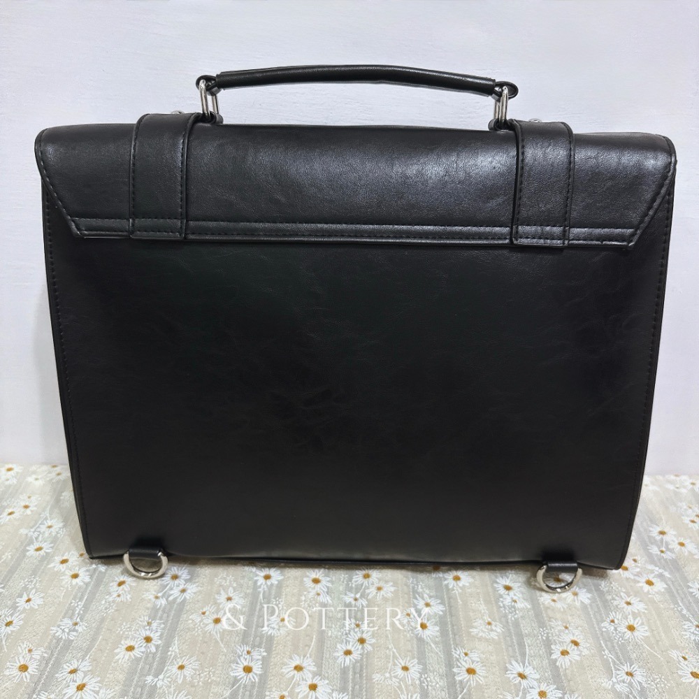 Harry Potter × Flapper 霍格華茲校徽3Way劍橋包｜手提/側背/後背包 斜背書包 哈利波特-細節圖10