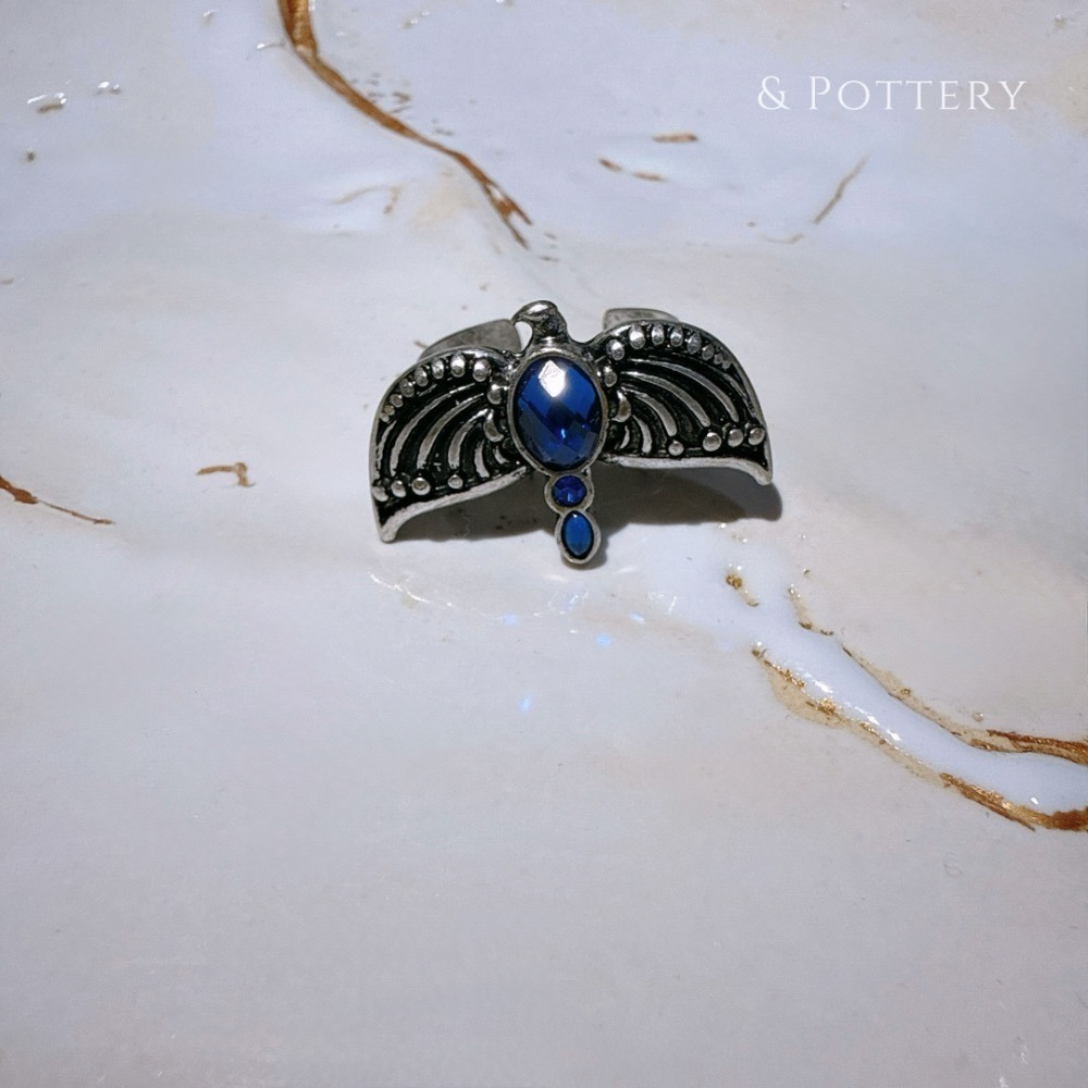 🇯🇵日本 Mahou Dokoro 雷文克勞冠冕戒指、復活石戒指 哈利波特 Harry Potter 雷文克勞皇冠-規格圖7