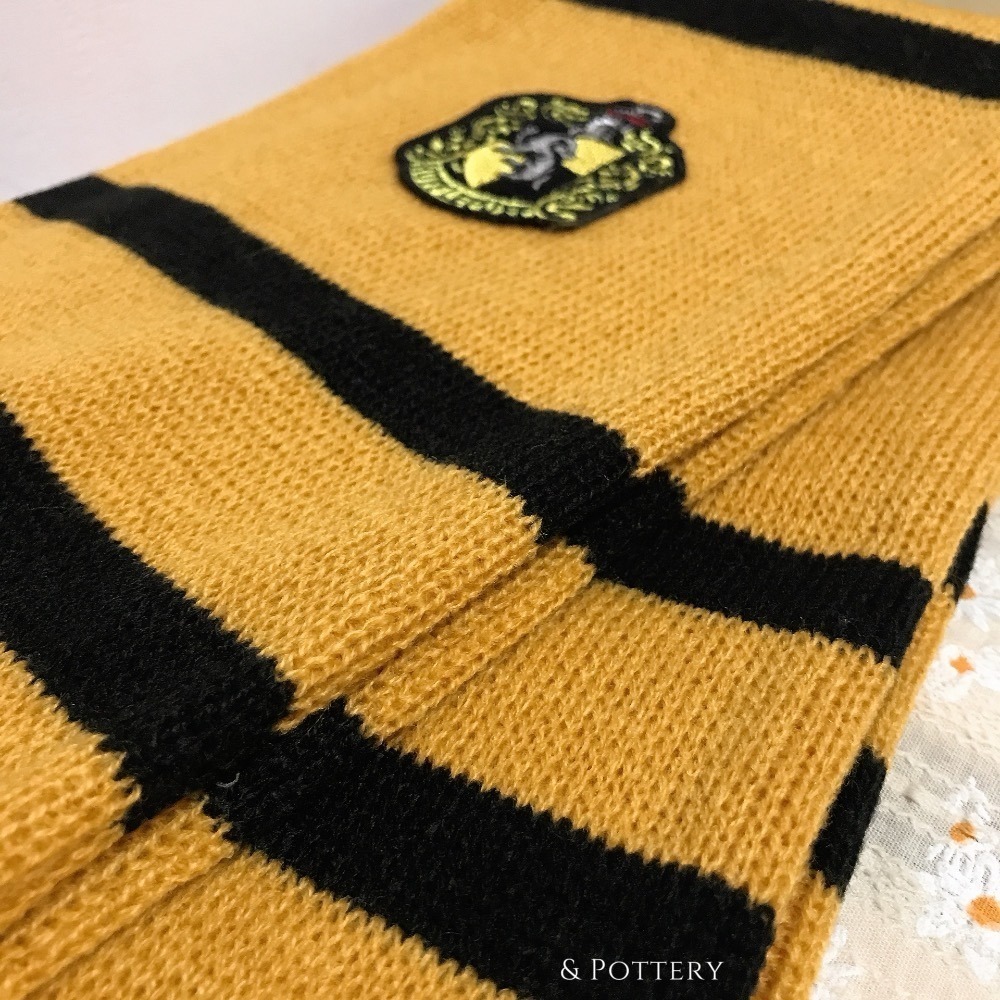 🇬🇧倫敦影城 學院徽章針織流蘇圍巾 Harry Potter 哈利波特周邊 霍格華茲-細節圖5